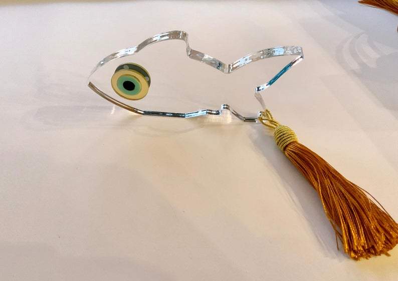 plexi glass evil eye fish gift