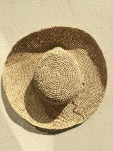 Raffia Crochet Floppy Sun Hat
