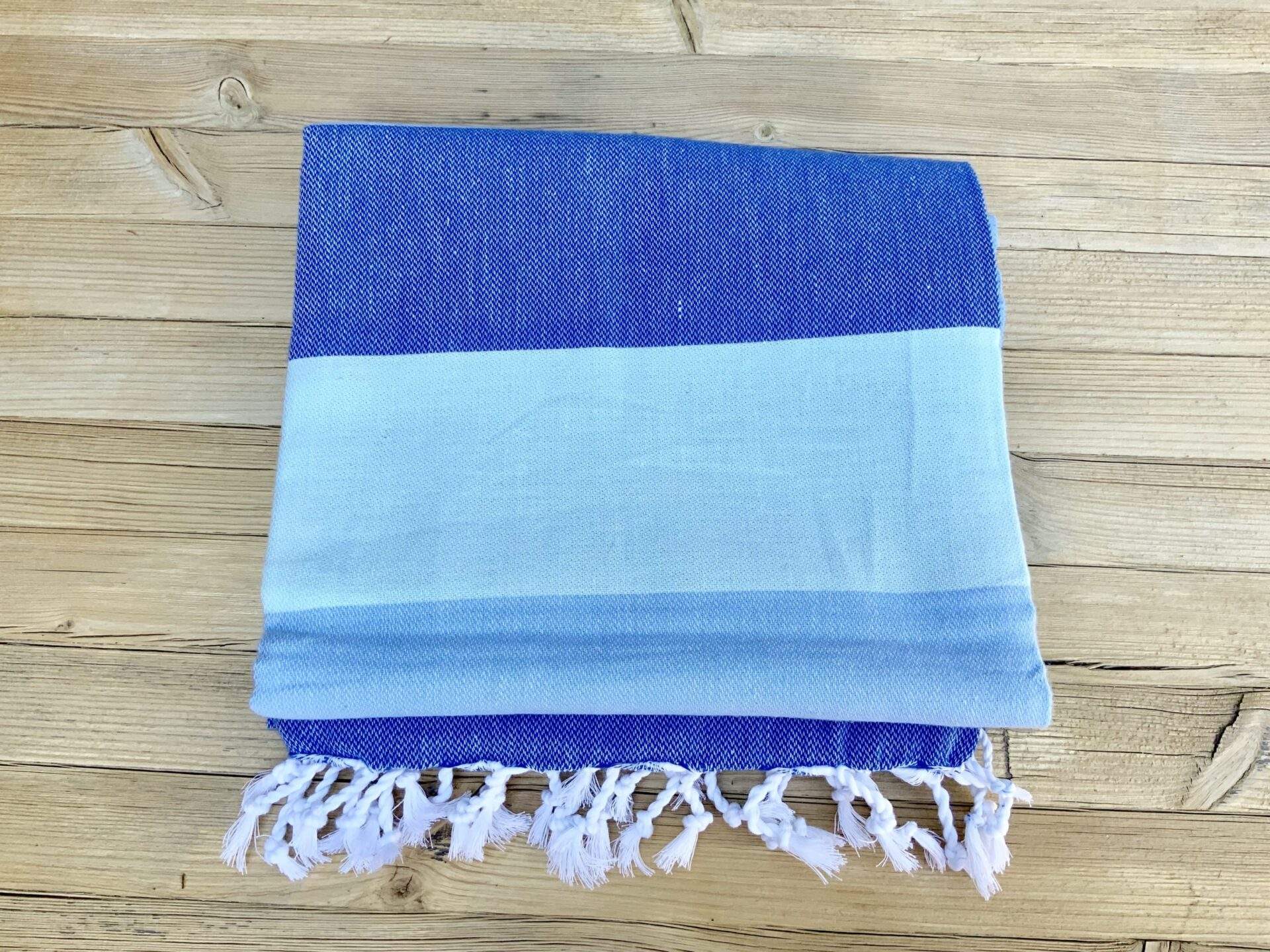 Blue Stripe Peshtemal Towel