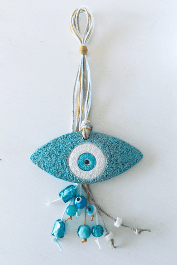 Ceramic Evil Eye Ornament