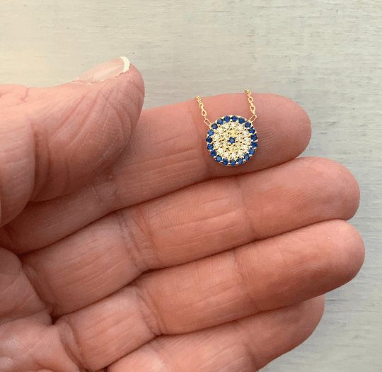 Small Eye Pendant Necklace
