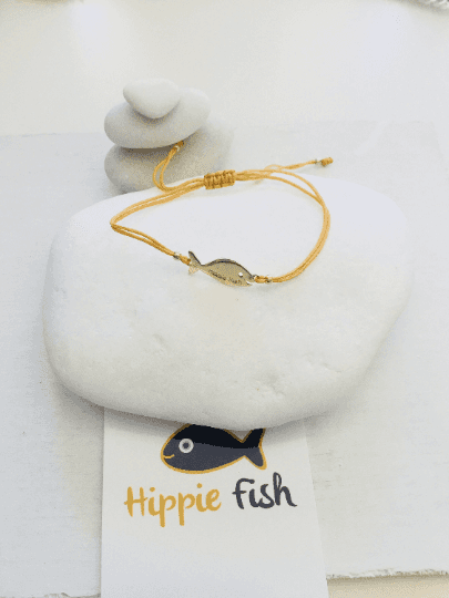 Hippie Fish charm bracelet