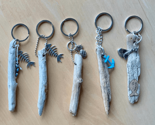Driftwood Key Chain and Charm