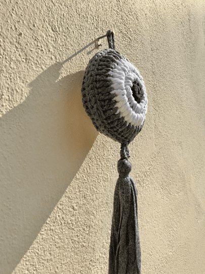 Crochet Eye Wall Hanging