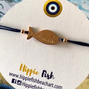 Rose Gold Hippie Fish Bracelet