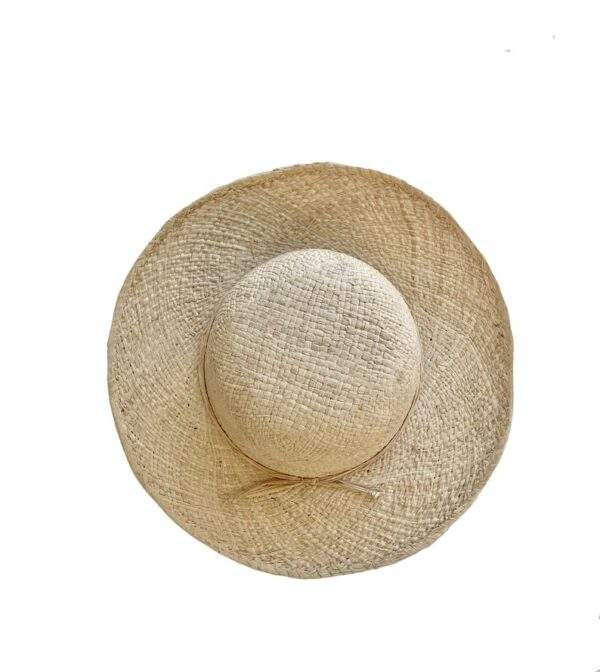 French Raffia Straw Sun Hat Small Brim