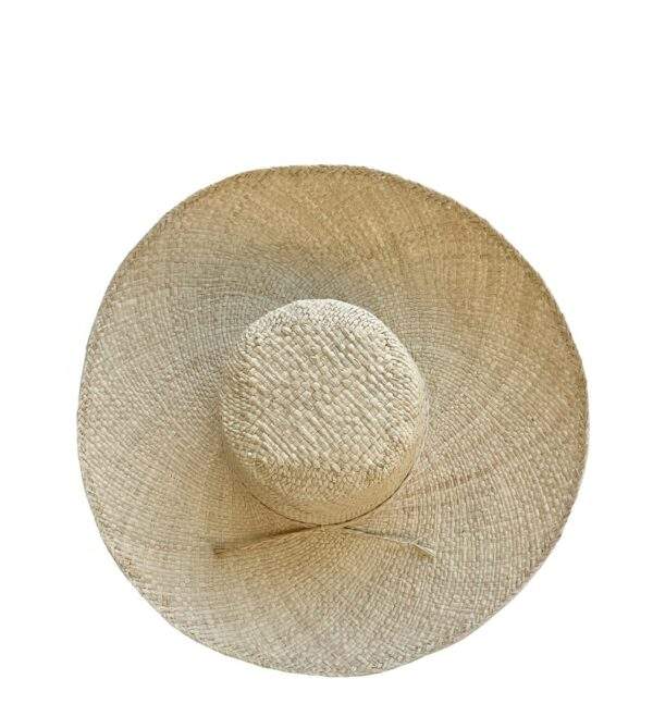 French Raffia Straw Sun Hat Medium Brim
