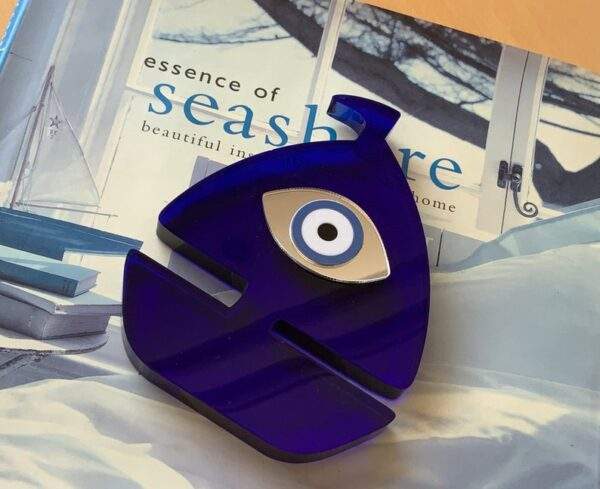 Boat Evil Eye Ornament