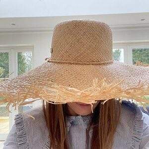 Straw Sun Hat With Fringe