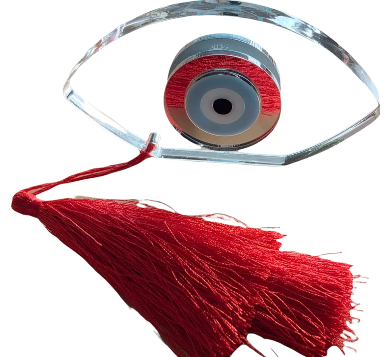 Clear Plexi Glass Evil Eye