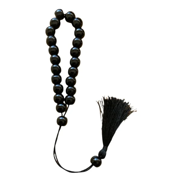 Obsidian Worry Beads