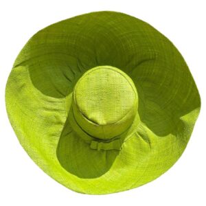 Wide Brim Green Sun Hat
