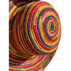 Colors Crochet Straw Hat